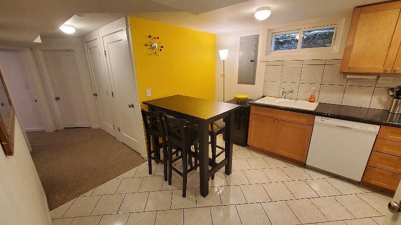 Kitchen hallway view