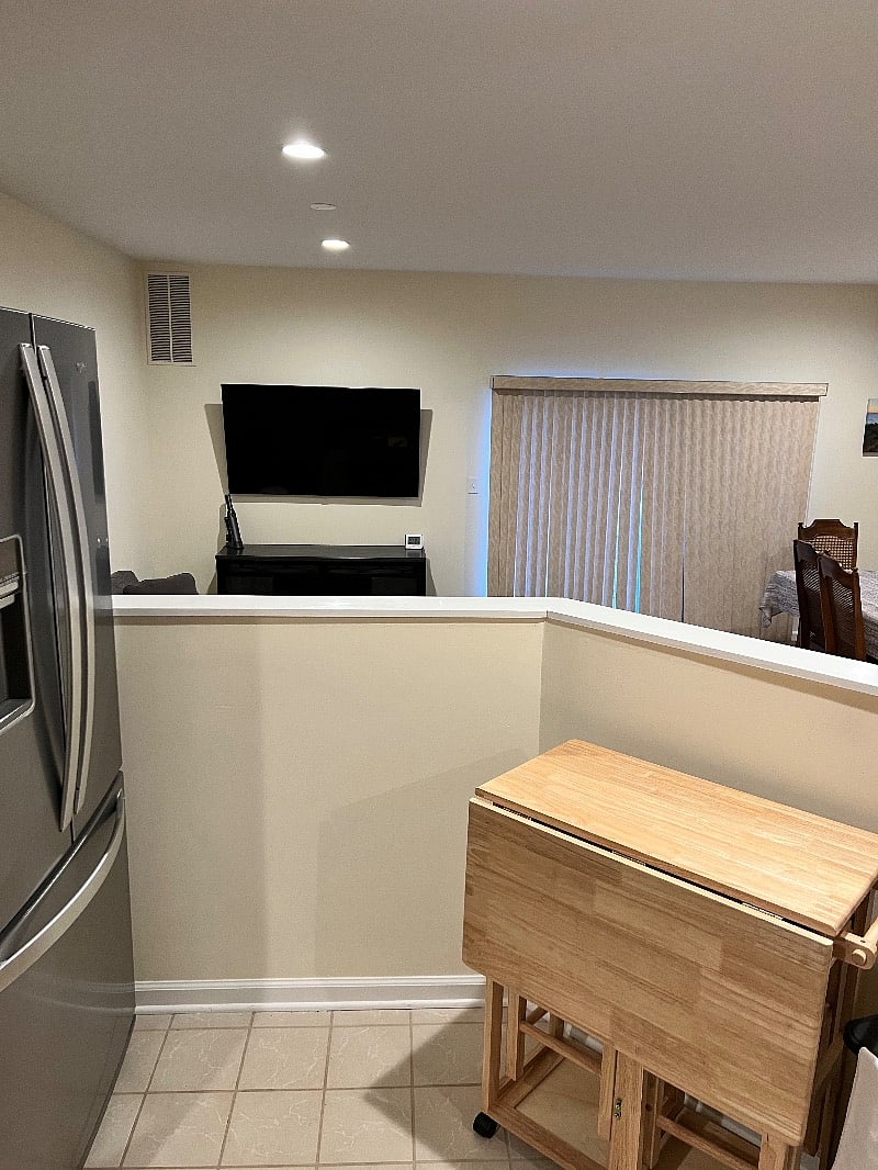 View from kitchen