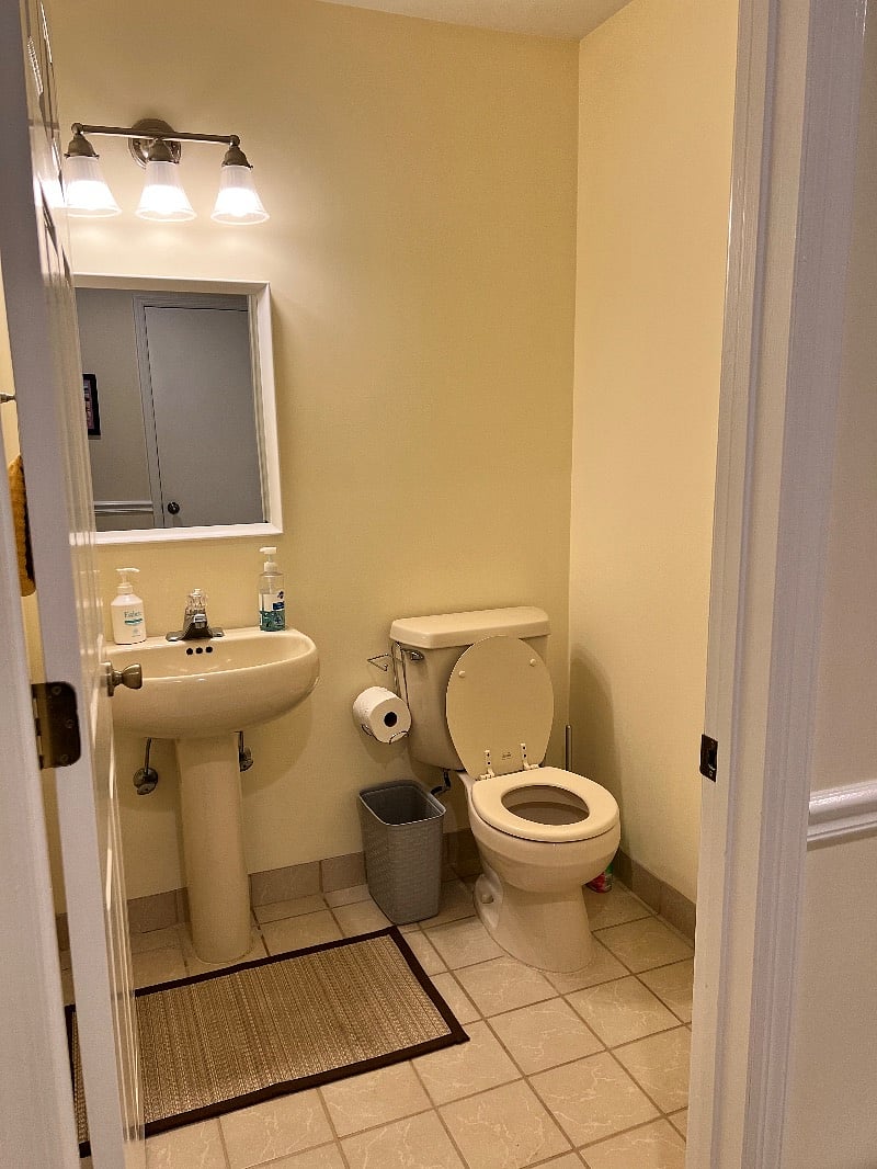 Downstairs - 1/2 bath