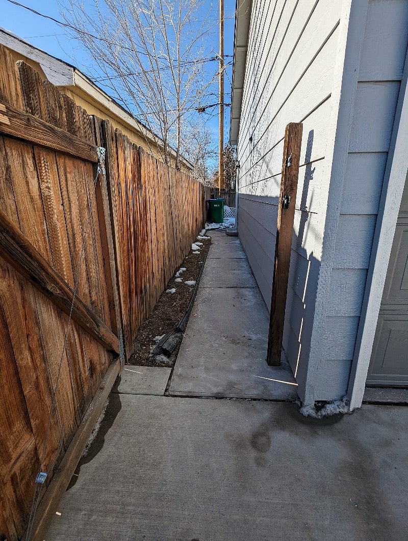 private, gated entrance