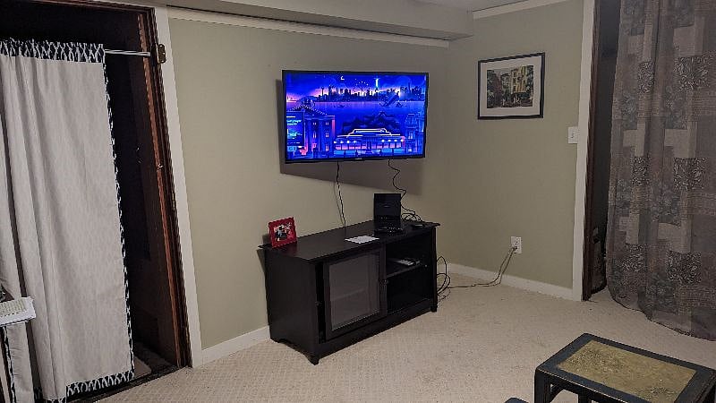 TV/office/extra room in basement