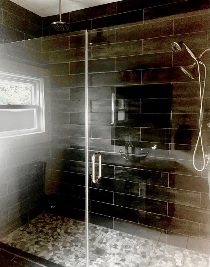 Duel spa rain shower