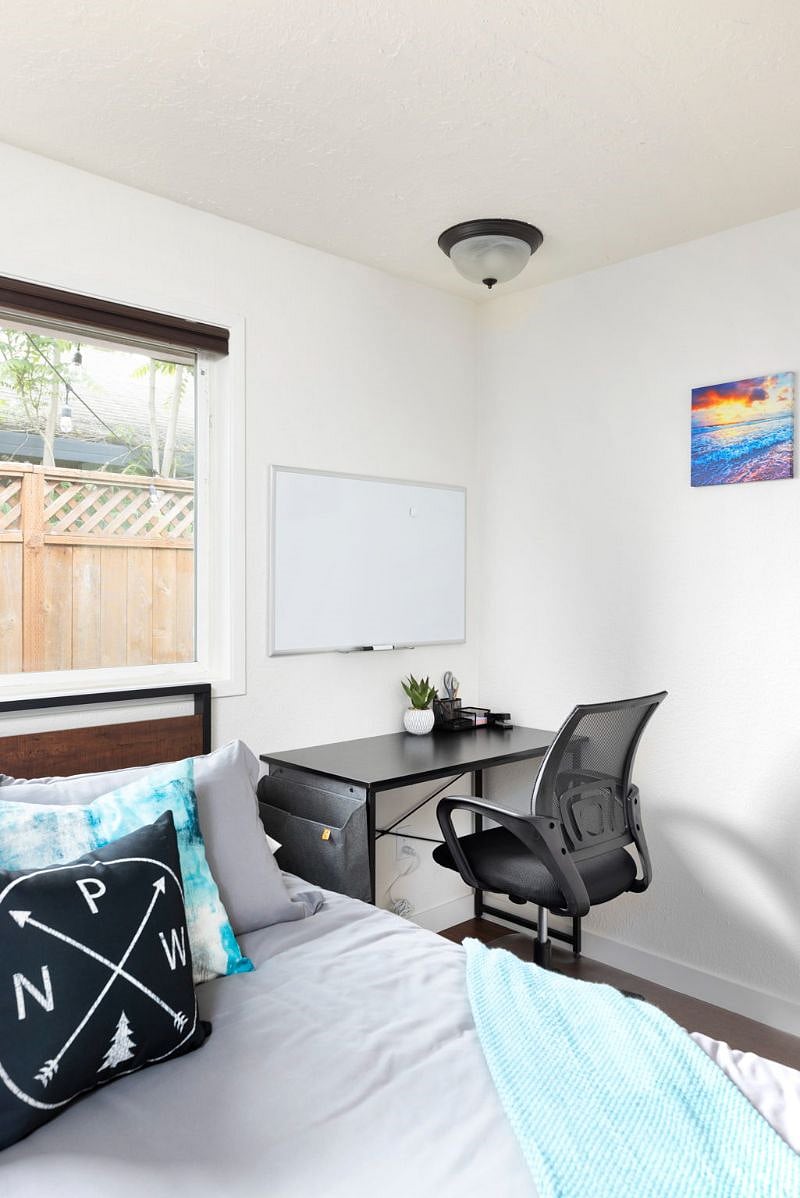 Office space in main bedroom