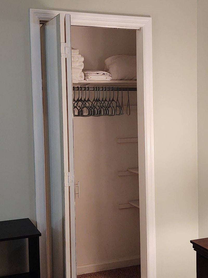Downstairs bedroom closet #2