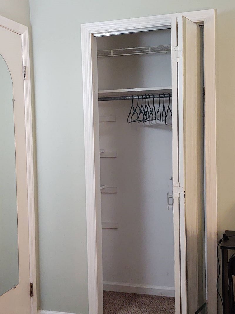 Downstairs bedroom closet #1