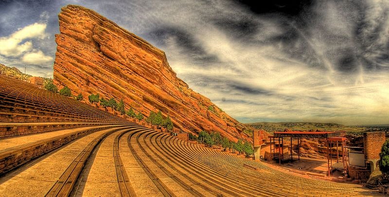 Take a 18 minute drive to the base of Red Rocks Amphitheater where you can hike, bike, or walk trails.