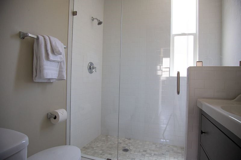 European style glass door