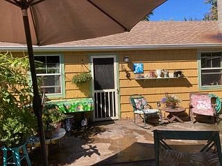 Patio and entry way