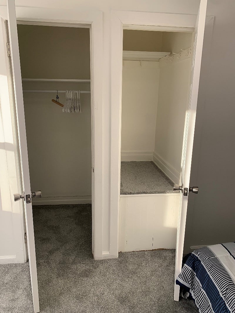 Closets in Bedroom # 3