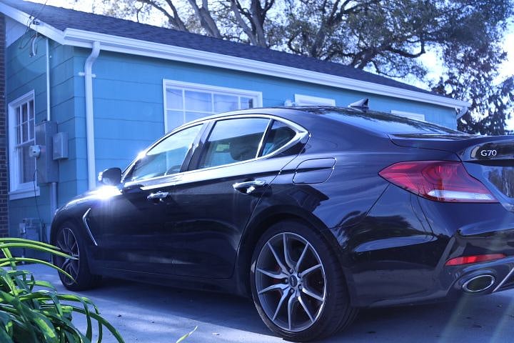 This car is available for rent during your stay. This would also be your designated parking spot for the front unit.