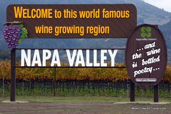 Enjoy some of the best wine in the world by driving 13 miles to Napa.