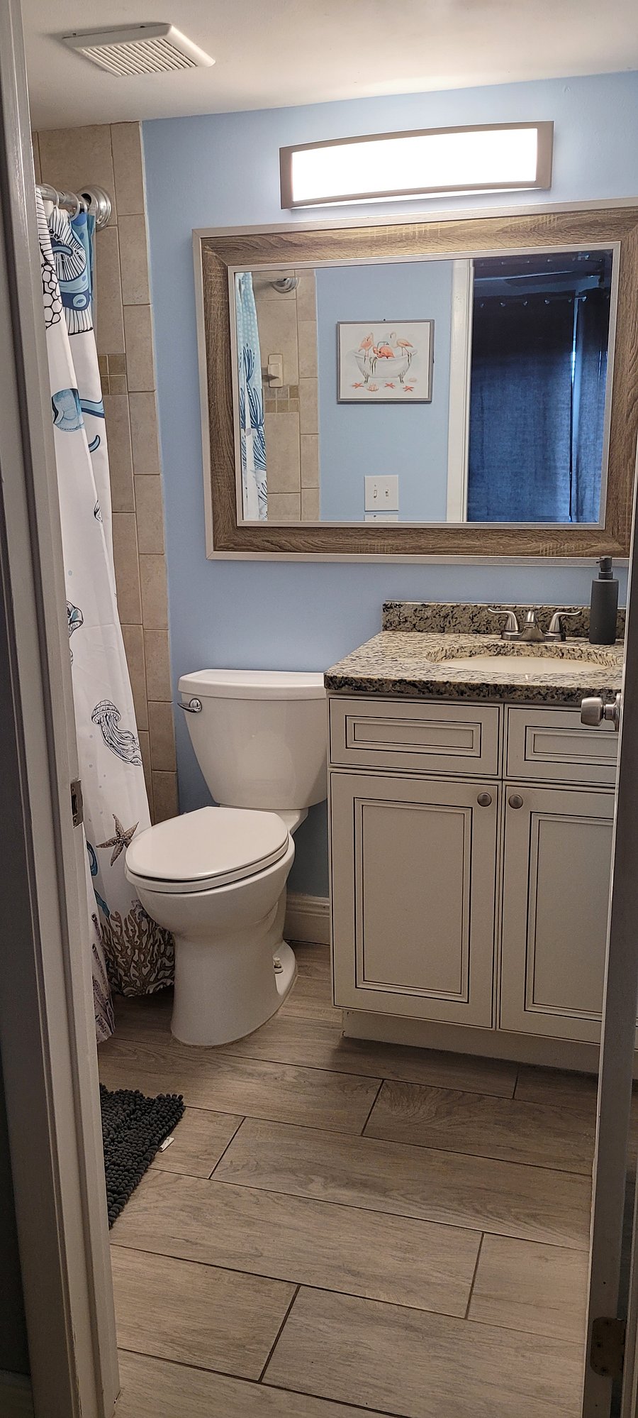 Master bathroom attached to the room