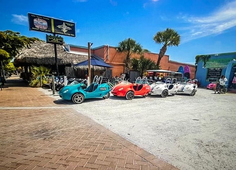 The Siesta Key Village is full of restaurants, music, shopping, grocery market, bike rentals, etc...