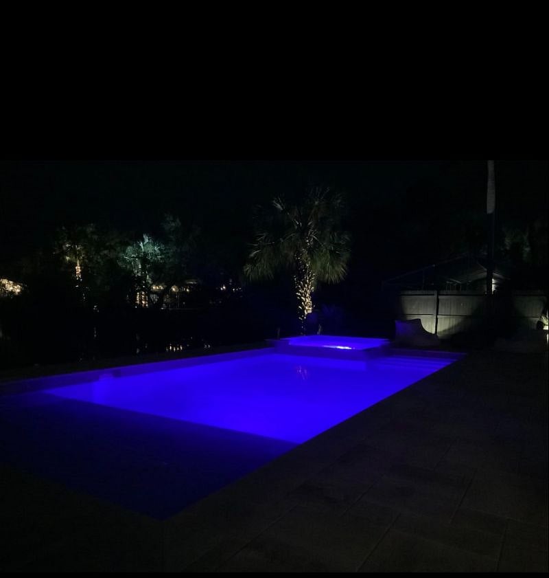 Night time pool vibes