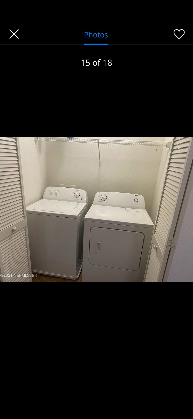 Washer and Dryer area 