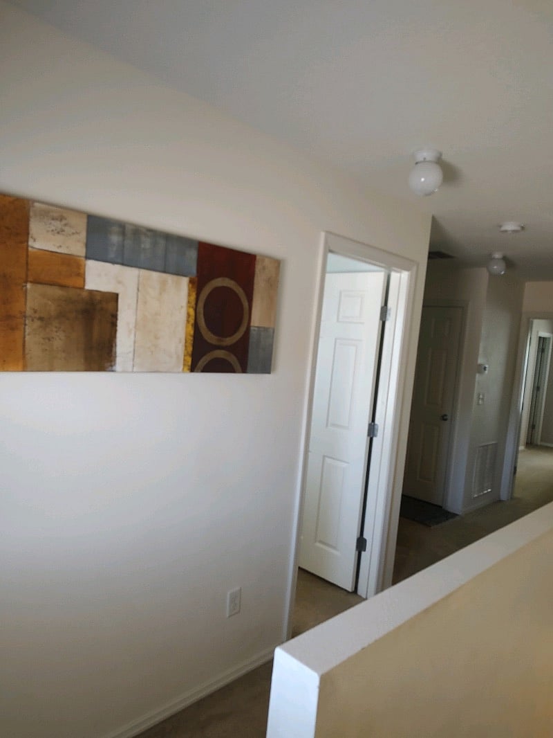 Hall going into 2nd bedroom upstairs 