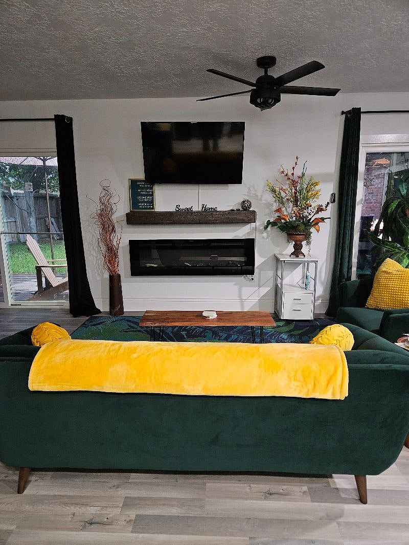 Living area from Kitchen view