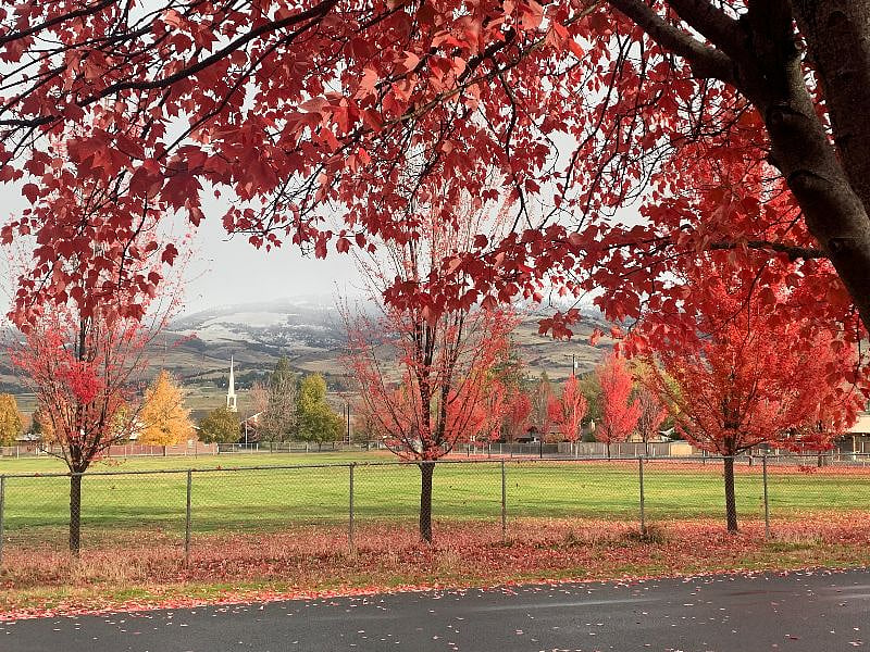 Mountain view from townhome entrance