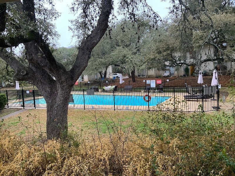 Common Pool From Living Room Window. Very quiet project.
