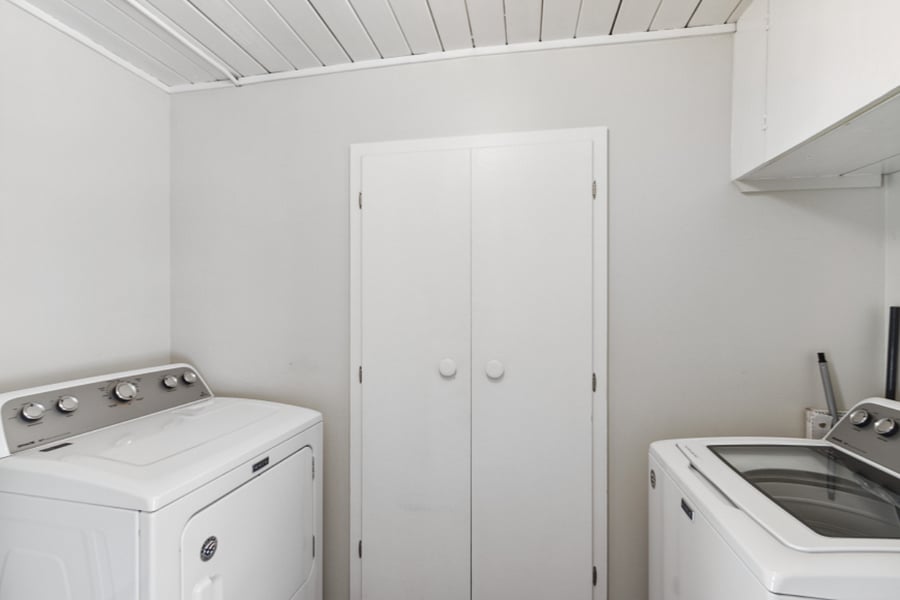 Laundry room.