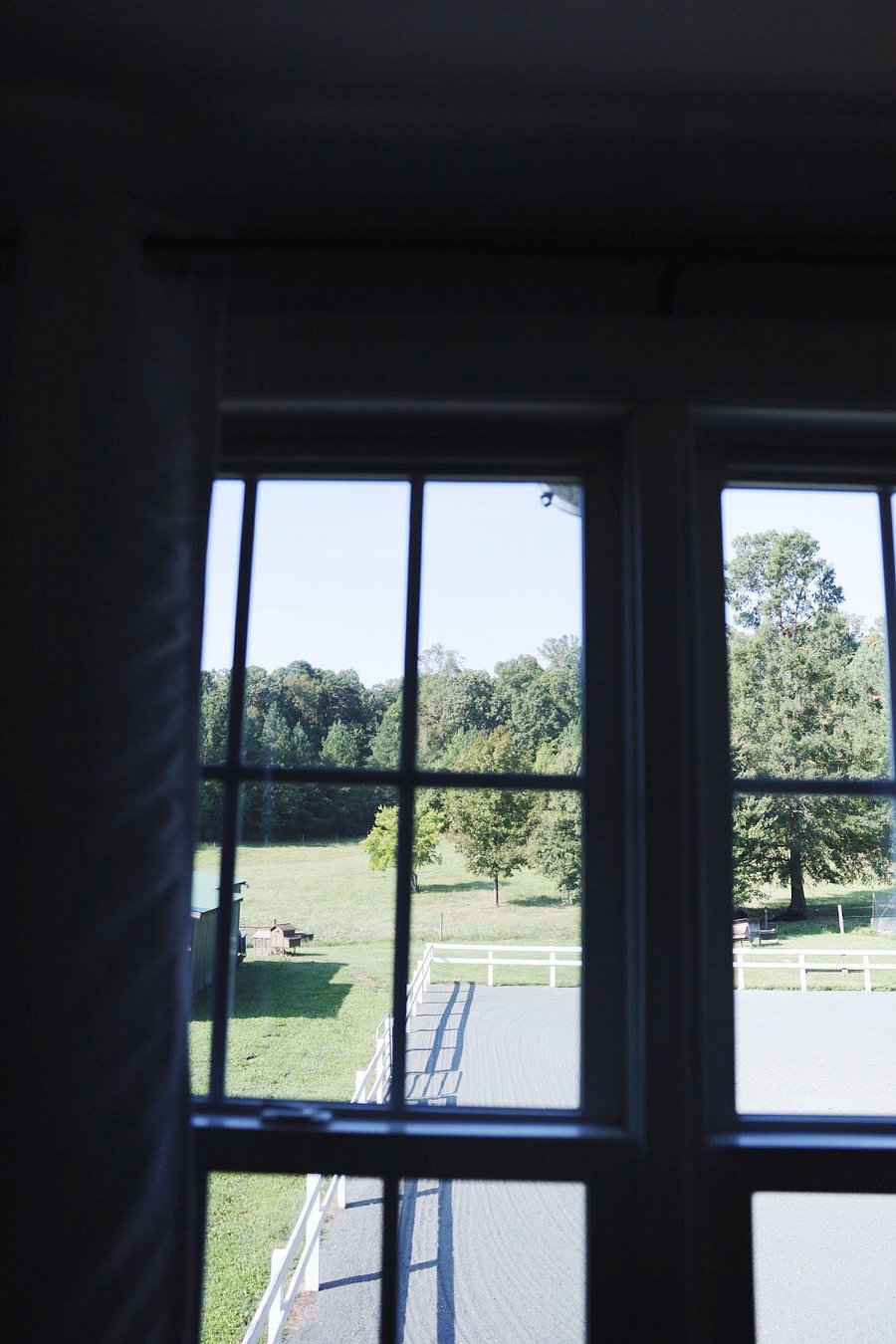 View from bedroom window