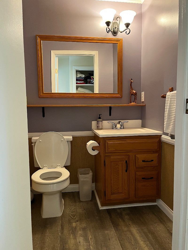 Upstairs Half Bath