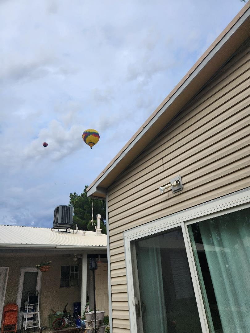 Hot Air Ballons fly over property all the time.
