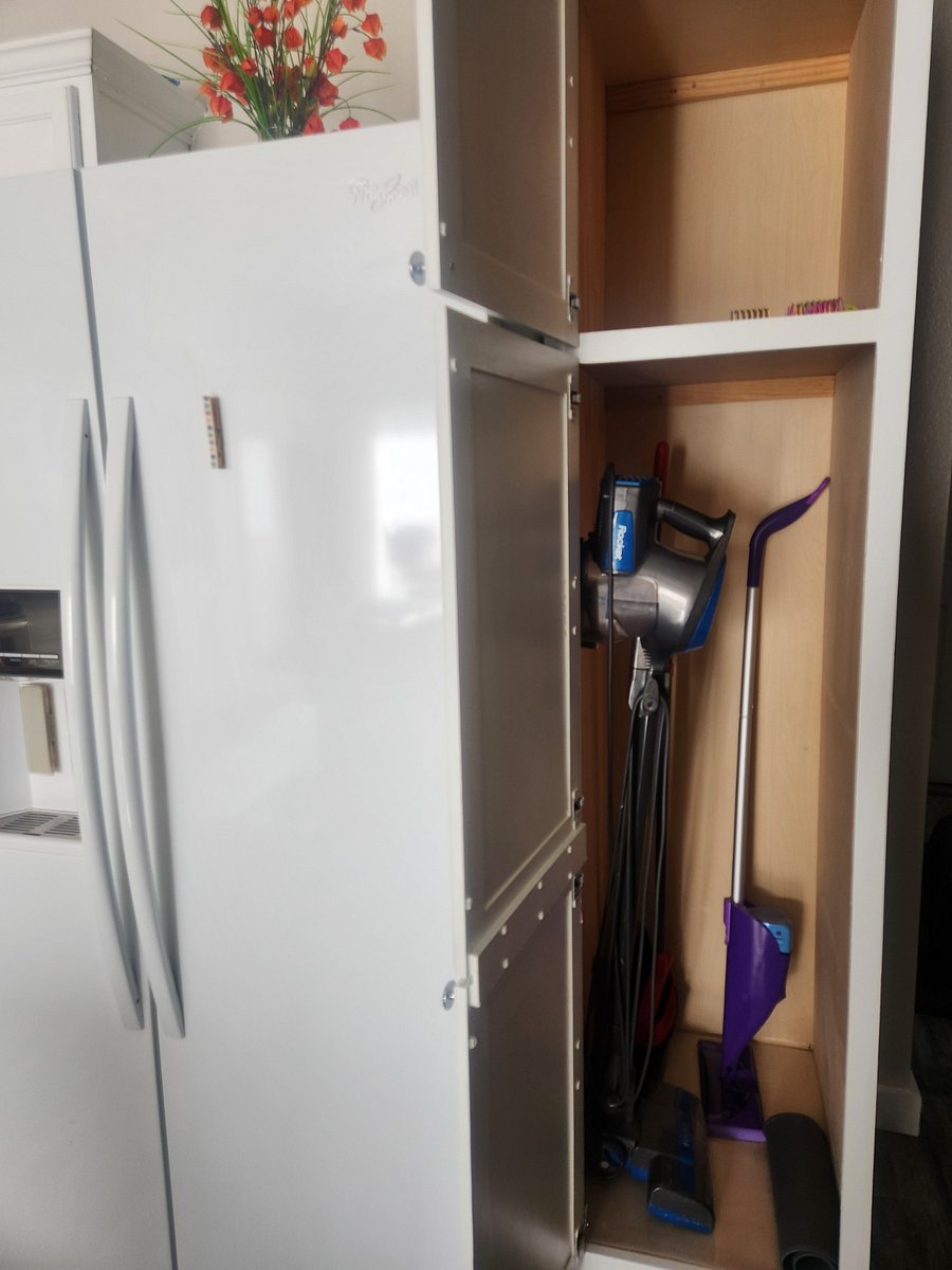 Kitchen broom closet 