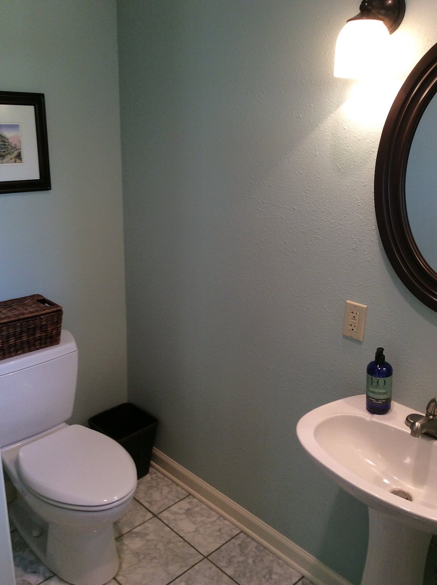half bath off of family room