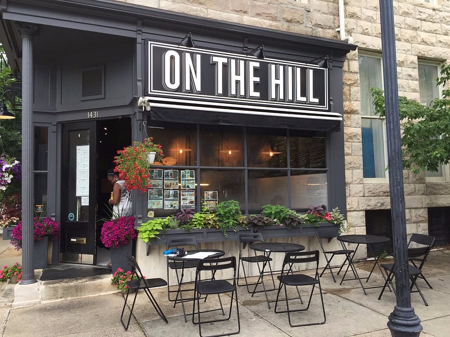 On The Hill Cafe is one of several neighborhood spots in walking distance of the apartment