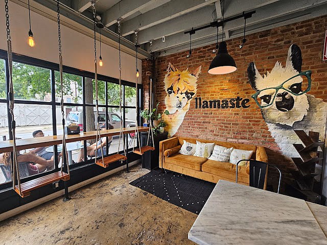 Llama's Corner another neighborhood cafe within minutes of the apartment