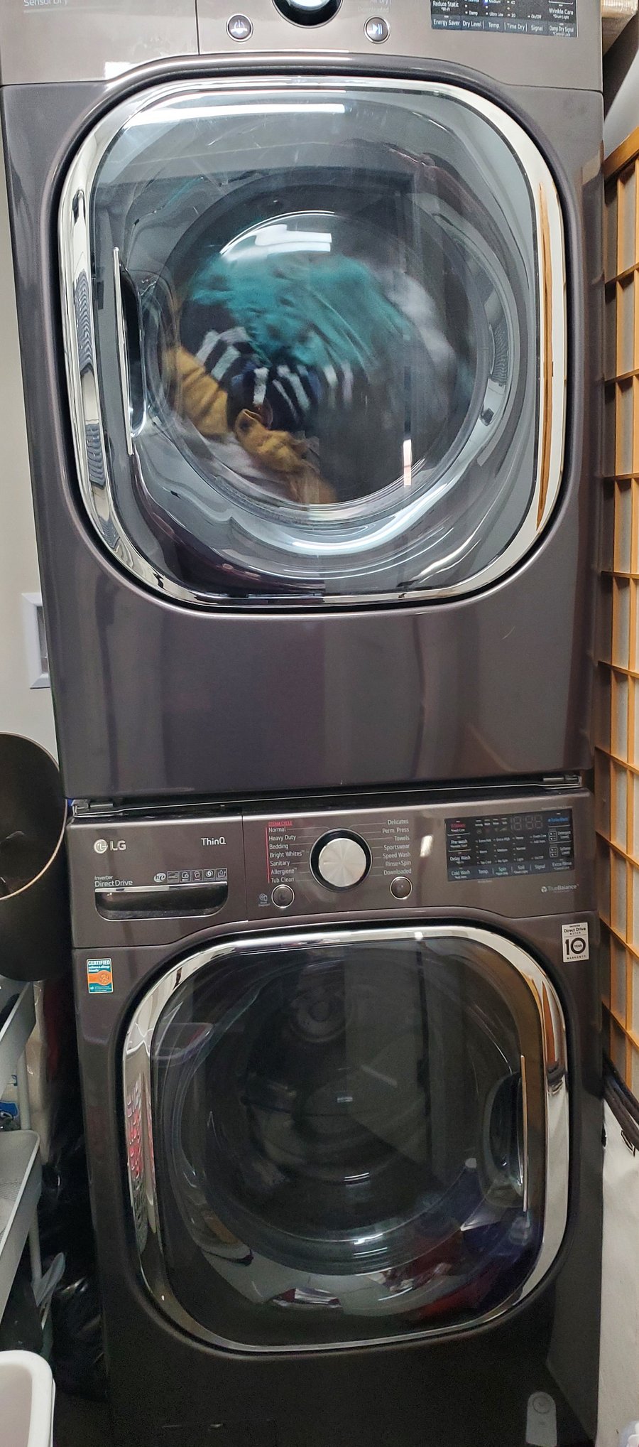 Full capacity Washer and Dryer