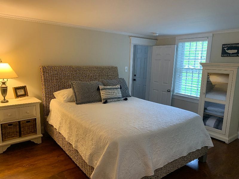First floor master bedroom with walk in closet and access to the full bath.
