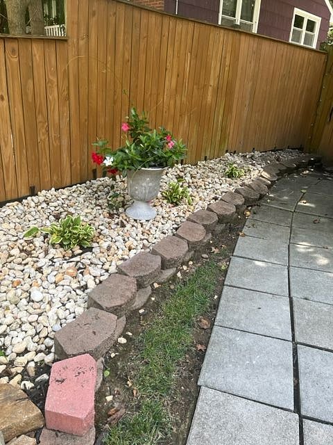 Walkway to apartment