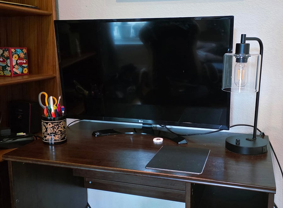 We added a large monitor (31'' with HDMI cable). Use it for work, watch movies, etc.