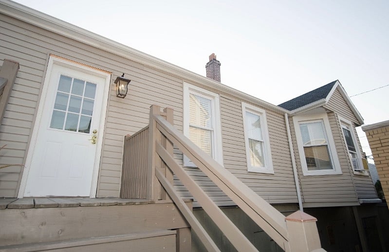 Front of the coach house. Your own private little home!