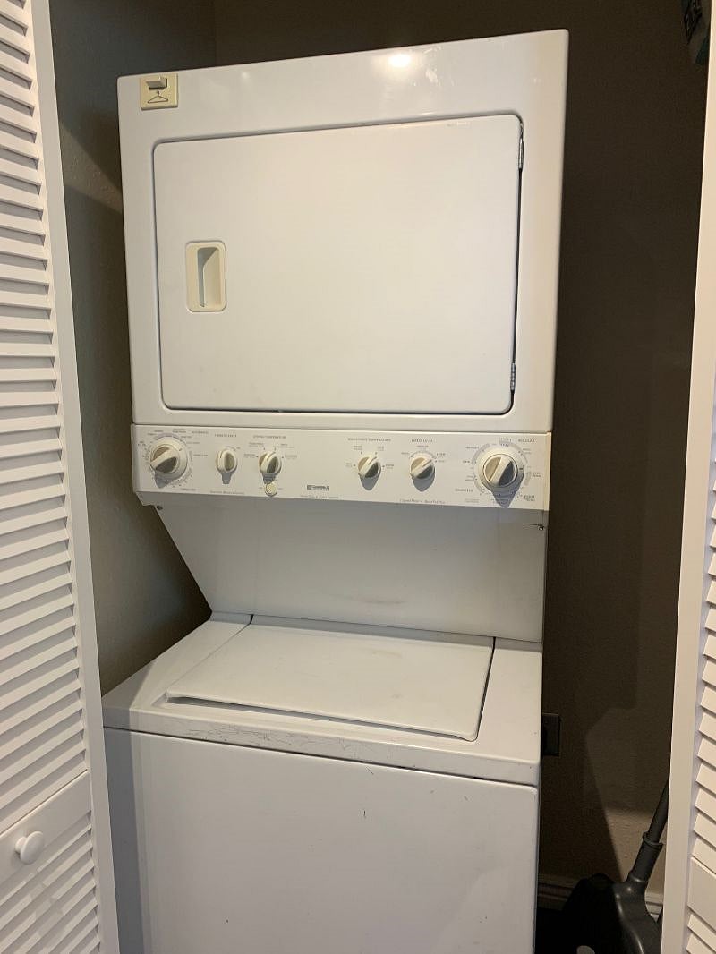 Washer/Dryer in Closet in Bedroom #1