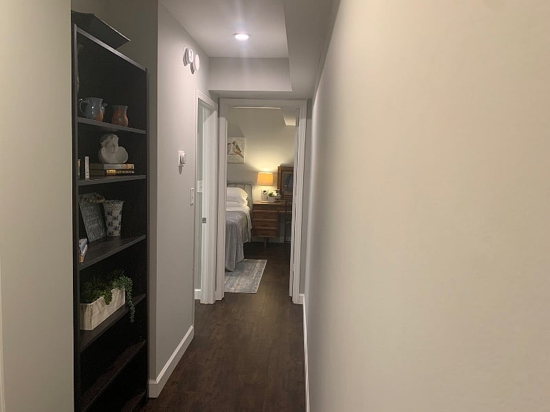 Hall with Library (take a book, leave a book)
