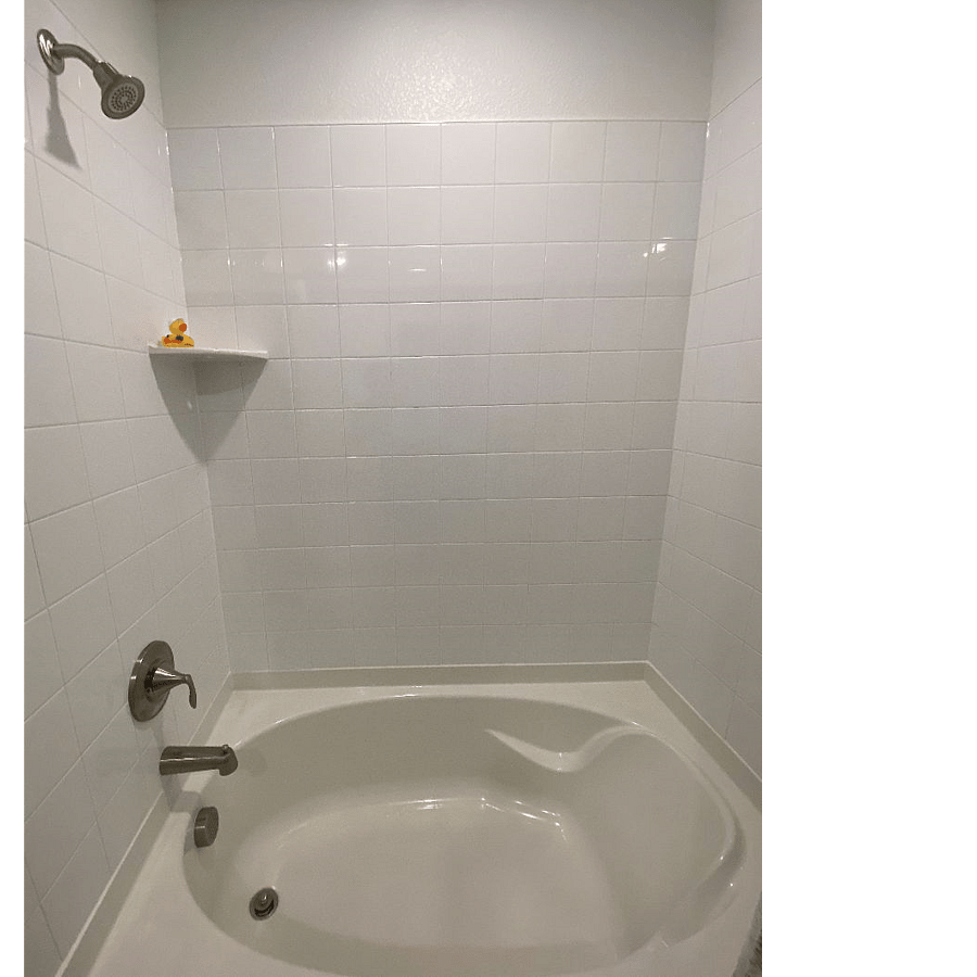 Huge soaking tub/shower in Secondary Bathroom