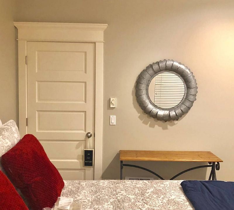 Private bedroom with a queensized bed and supersoft sheets guests rave about