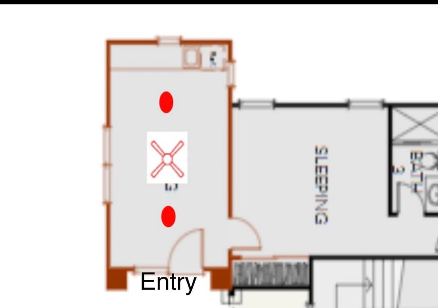 This unit is the only room on the 1st floor. 