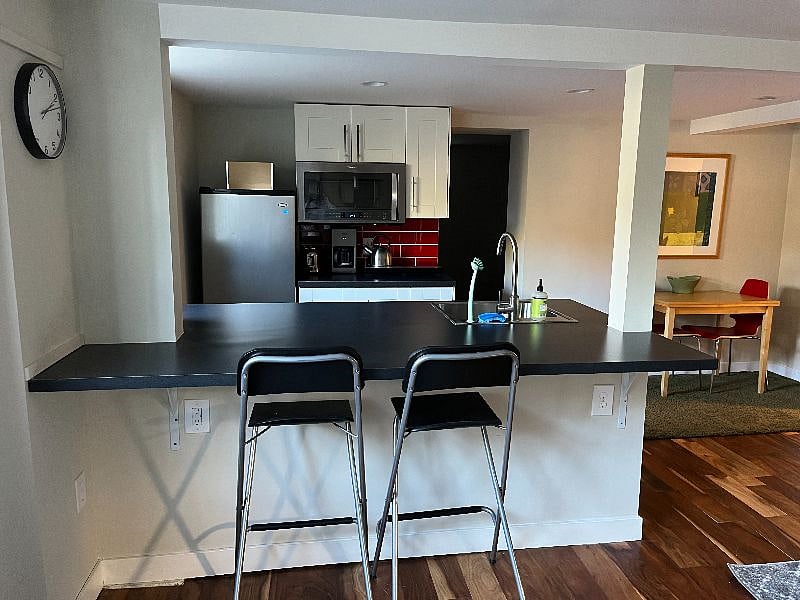 Kitchen and dining room