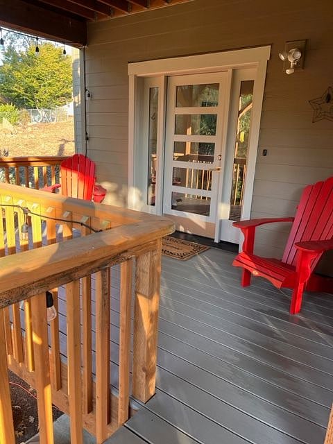 Entry to Apartment w/Private Deck