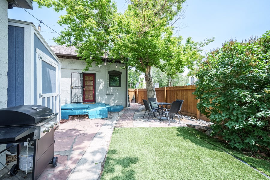Patio, garden