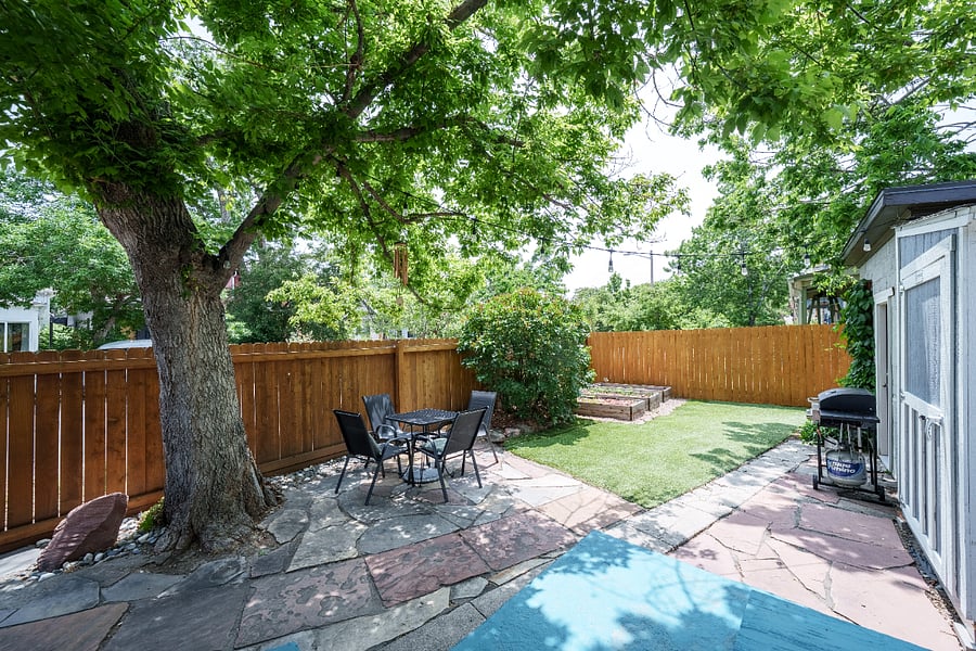 Patio, garden