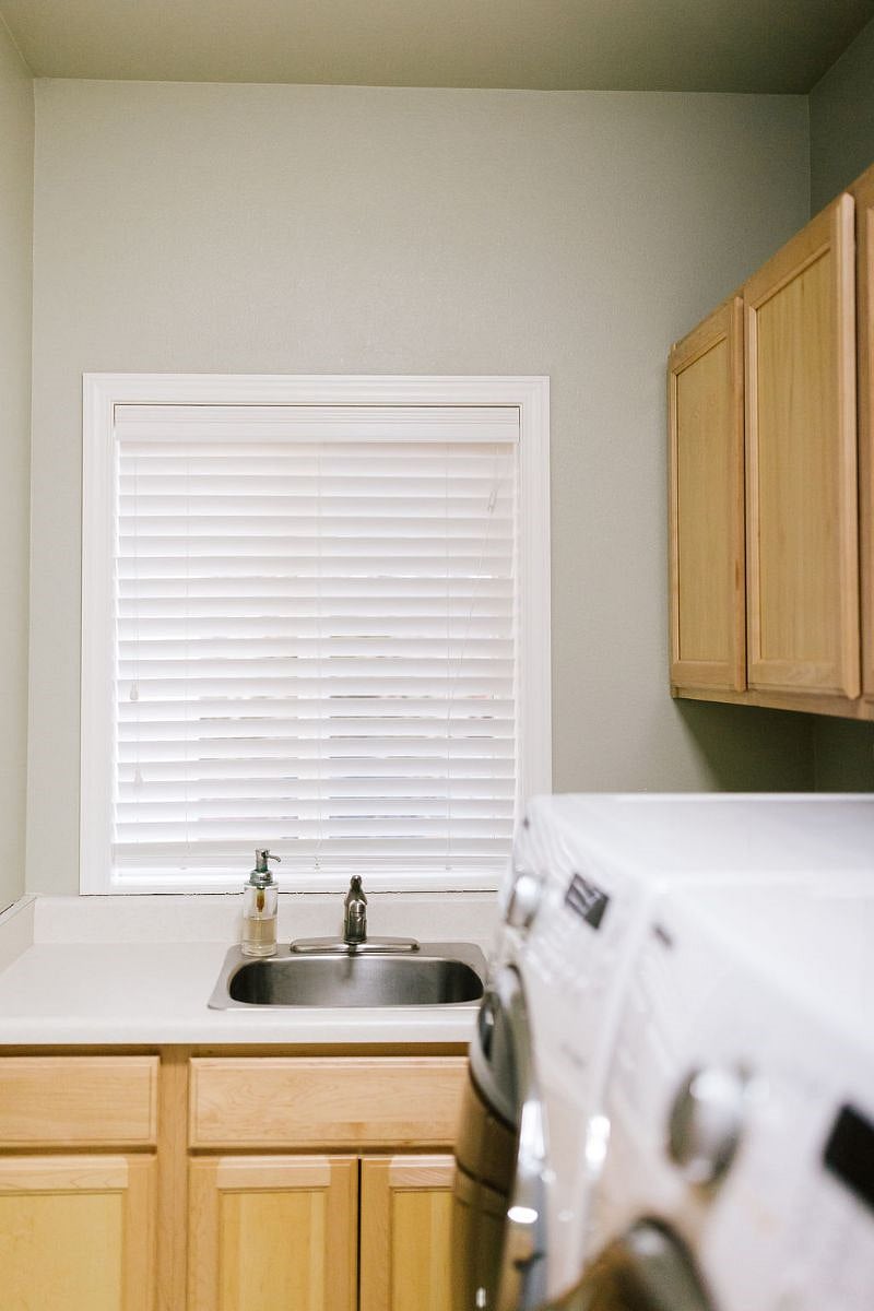 Laundry sink and countertop