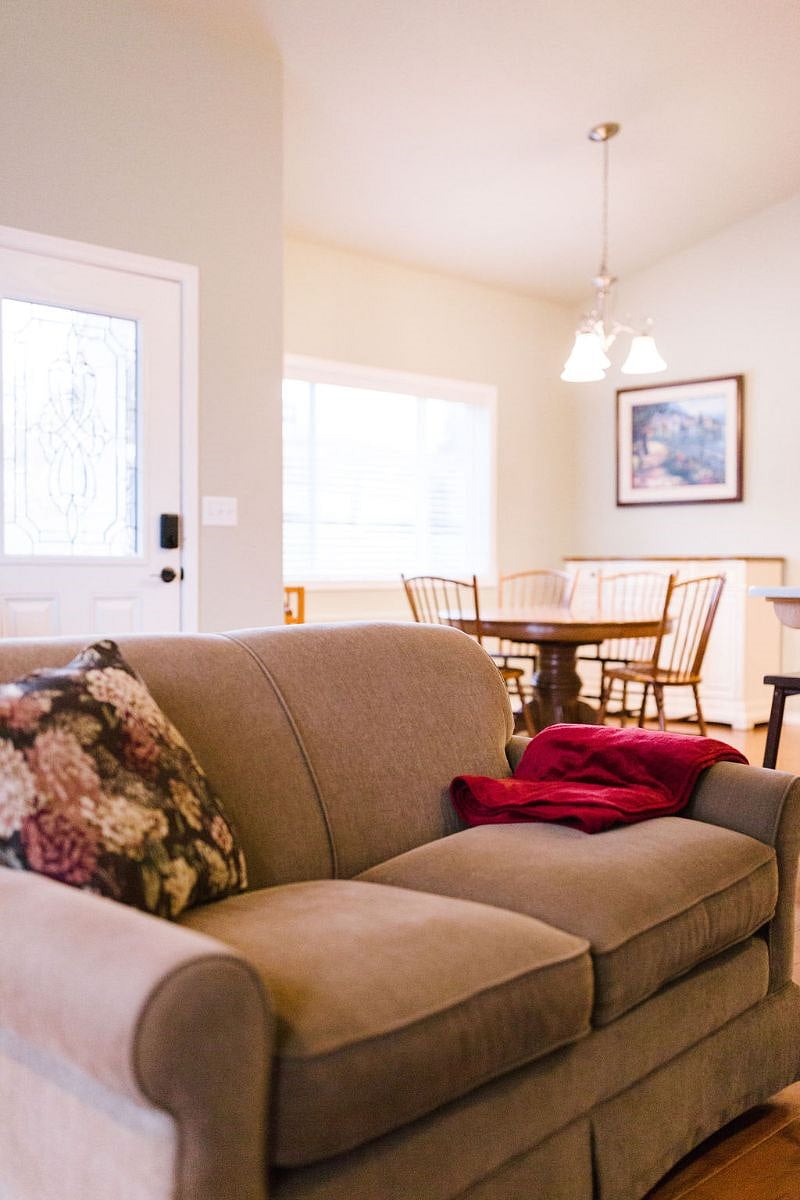 Couch and living room