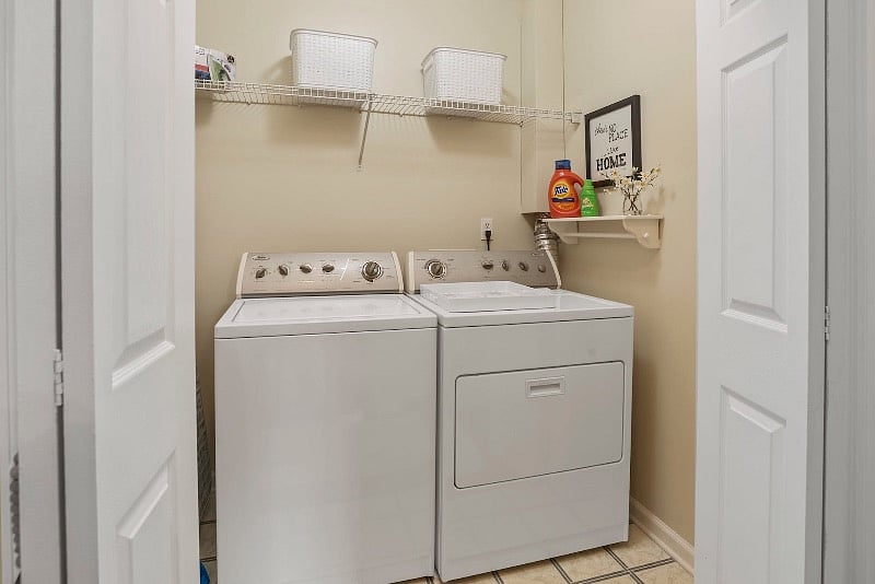Laundry Room in unit.