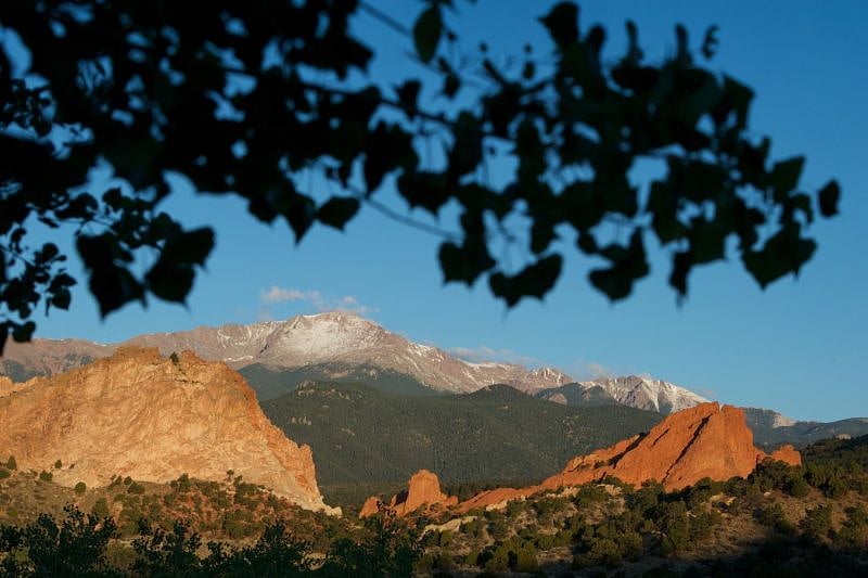 Garden of the Gods park nearby.