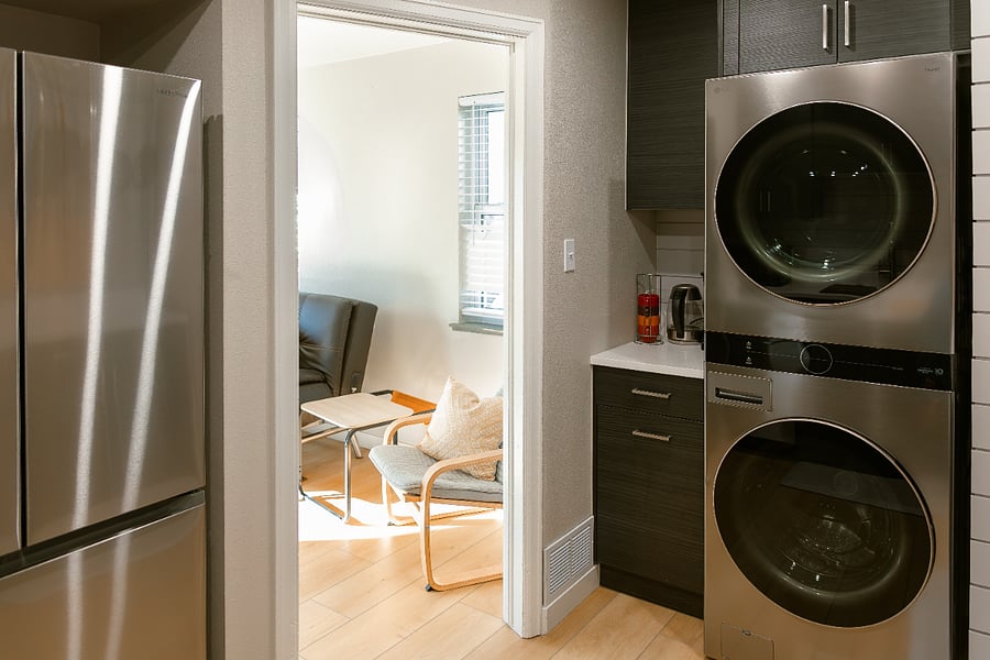 Kitchen into Living room